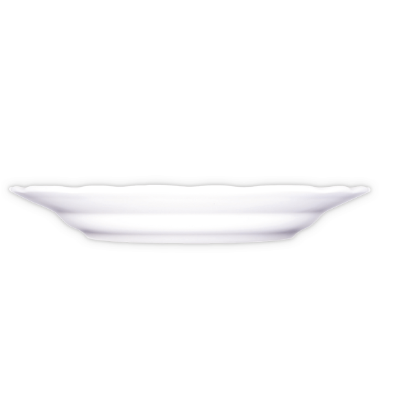 Blue and White Flat Plate