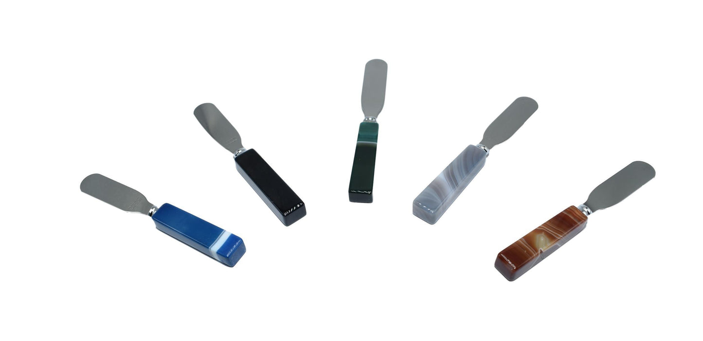 Agate Handle Cheese Spreader
