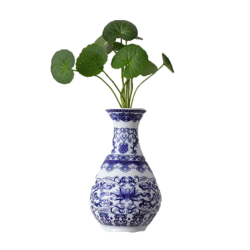 Ceramics Flower Vase Decoration Home Blue And White Vase