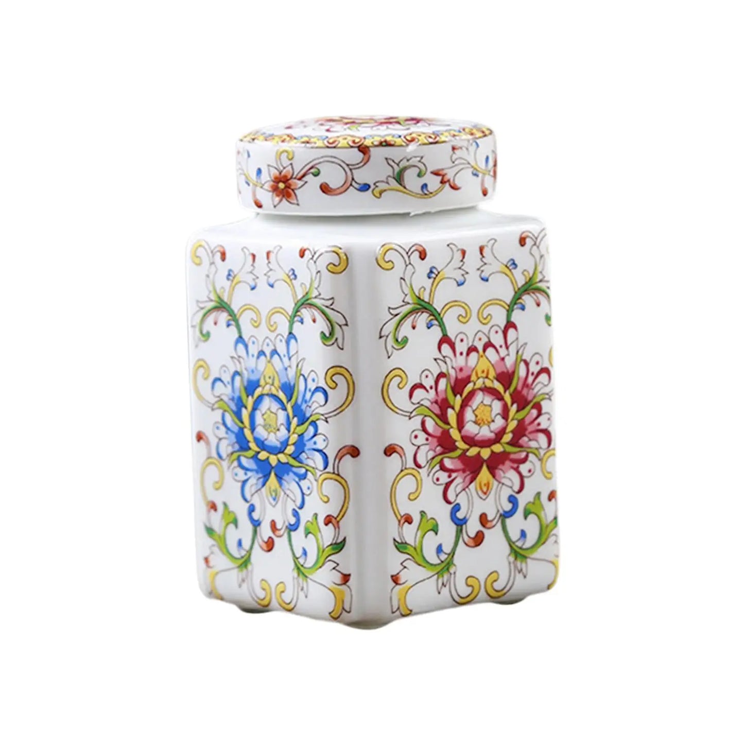 Ceramic Ginger Jar Decorative Flower Vase