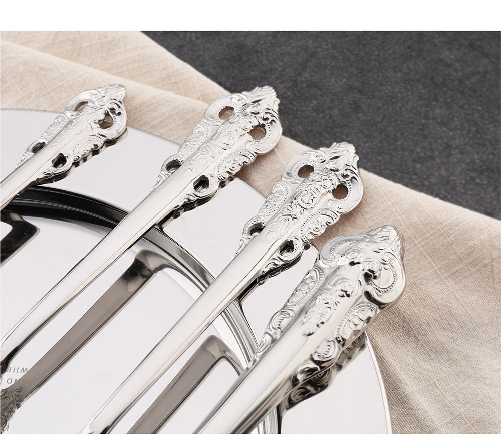 Tableware Stainless Steel French Relief