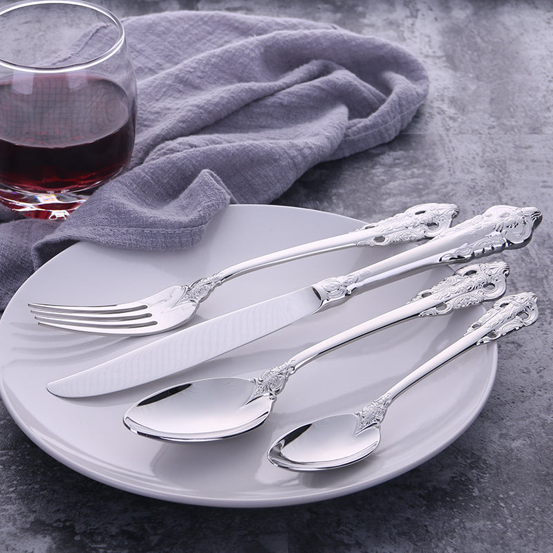 Tableware Stainless Steel French Relief